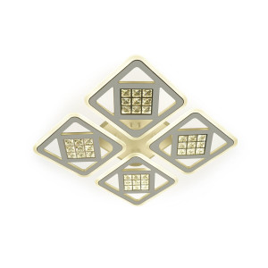 Люстра світлодіодна акрілова Sirius LI8859/4A WH (RGB) 176W+8W