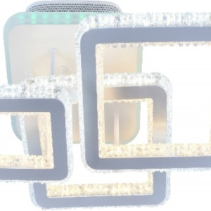 Люстра світлодіодна акрілова Sirius LI8417/3C WH (RGB) 170W+8W