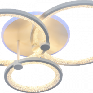 Люстра світлодіодна акрілова Sirius LI8878/3C WH (RGP) 108W+7W