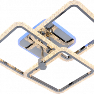 Люстра світлодіодна акрілова Sirius LI8872/3 CR (RGB) 108W+8W