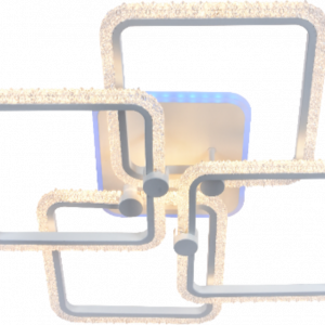 Люстра світлодіодна акрілова Sirius LI8872/2+2 WH (RGB) 144W+8W