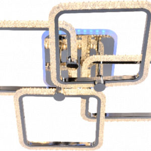 Люстра світлодіодна акрілова Sirius LI8872/2+2 CR (RGB) 144W+8W