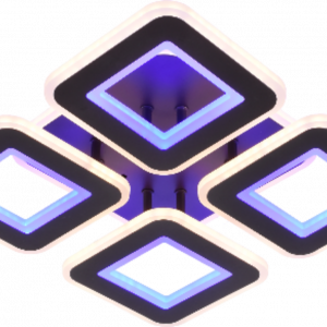 Люстра світлодіодна акрілова Sirius LI8882/4B COF (BL+YL) 110W+72W