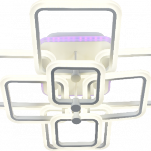 Люстра світлодіодна акрілова Sirius LI8867/8 WH (RGB) 244W+10W