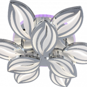 Люстра світлодіодна акрілова Sirius LI8515/6+3 CR (RGB) 180W+15W