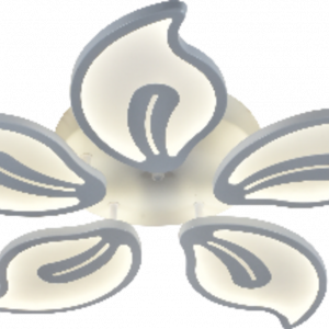 Люстра світлодіодна акрілова Sirius MX10017/5 WH (120W)