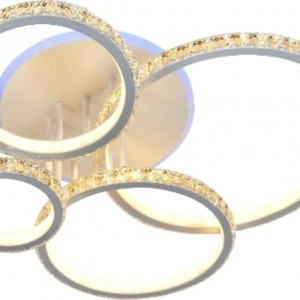 Люстра світлодіодна акрілова Sirius DK5864/4 WH (RGB) 232W+8W