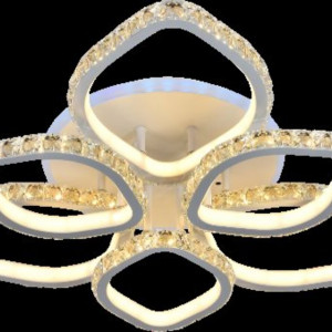 Люстра світлодіодна акрілова Sirius DK5859A/3+3 WH (RGB) 264W+8W