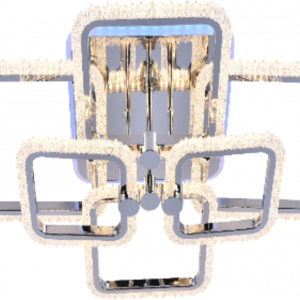 Люстра світлодіодна акрілова Sirius LI8872/6 CR (RGB) 172W+10W