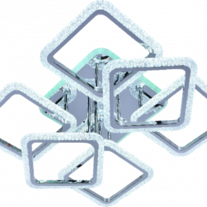 Люстра світлодіодна акрілова Sirius LI8899/4+2 CR (RGB) 168W+10W