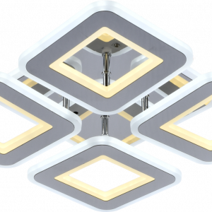 Люстра світлодіодна акрілова Sirius LI8882/4B CR (BL+YL) 110W+72W