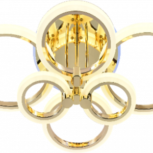 Люстра світлодіодна акрілова Sirius MX10025/6 FGD (RGB) 132W+8W