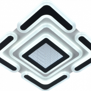 Люстра світлодіодна акрілова Sirius A044/520 WH+BK 192W