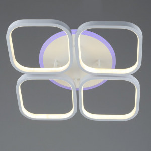 Люстра світлодіодна акрилова Sirius B S2008/4 96W+12W