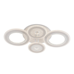 Люстра світлодіодна акрілова Sirius B S2020/2+2 156W+16W