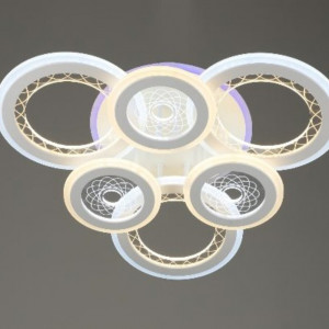 Люстра світлодіодна акрілова Sirius B S2020/3+3 234W+16W