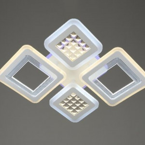 Люстра світлодіодна акрілова Sirius B S2029/2+2 172W+16W