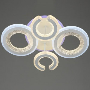 Люстра світлодіодна акрилова Sirius B S2041/2+2 148W+16W