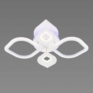 Люстра світлодіодна акрилова Sirius B YH389/2+2 (96W+12W)