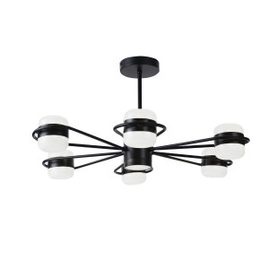 Люстра світлодіодна акрилова Sirius B N4557/6 BK