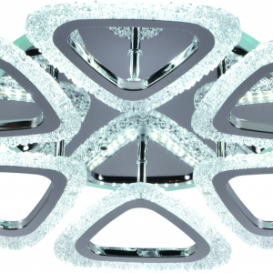 Люстра світлодіодна акрілова Sirius LI8406/6B CR (RGB) 72W+8W