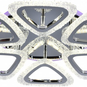 Люстра світлодіодна акрілова Sirius LI8406/6B CR (RGB) 72W+8W