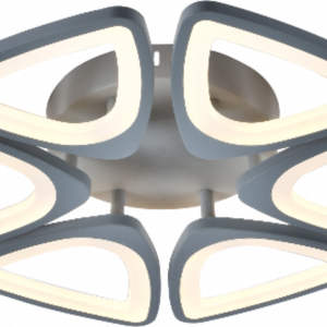 Люстра світлодіодна акрілова Sirius MX10006/6 Сірий (120W)