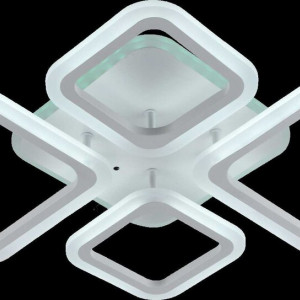 Люстра світлодіодна акрілова Sirius LI8822/2+2 WH (RGB) 88W+8W