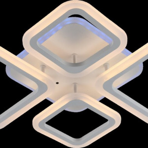 Люстра світлодіодна акрілова Sirius LI8822/2+2 WH (RGB) 88W+8W