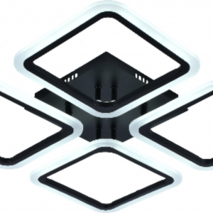 Люстра світлодіодна акрілова Sirius LI8822/4A BK (112W)