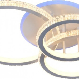 Люстра світлодіодна акрілова Sirius DK5870/3 WH (RGB) 236W+10W