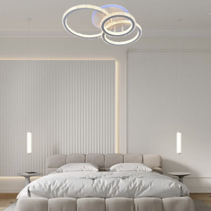 Люстра світлодіодна акрілова Sirius DK5870/3 WH (RGB) 236W+10W