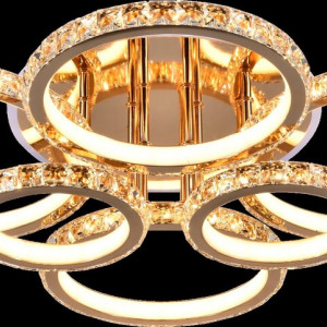 Люстра світлодіодна акрілова Sirius DK5819B/6 FGD (RGB) 312W+8W