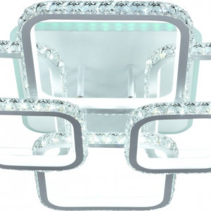 Люстра світлодіодна акрілова Sirius DK5858/6 WH (RGB) 360W+10W