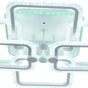 Люстра світлодіодна акрілова Sirius LI8872/6 WH (RGB) 172W+10W