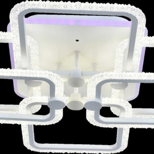 Люстра світлодіодна акрілова Sirius LI8872/6 WH (RGB) 172W+10W