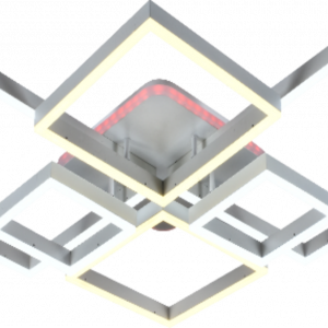 Люстра світлодіодна акрілова Sirius DK5847/6 WH (RGB) 288W+10W