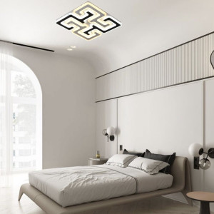 Люстра світлодіодна акрілова Sirius LI8536/500 WH+BK (192W)