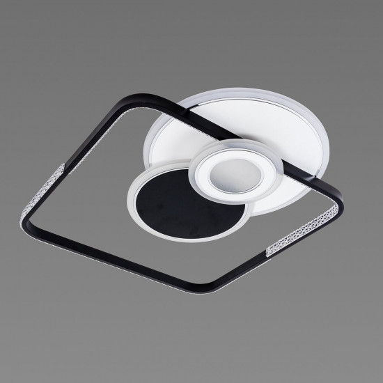 Люстра світлодіодна акрилова Sirius C7116/550 WH+BK (RGB) 108W+8W  фото № 7