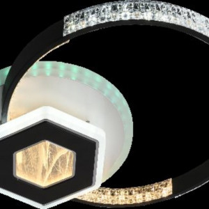 Люстра світлодіодна акрілова Sirius C7071/500 WH+BK (RGB) 80W+8W