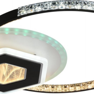 Люстра світлодіодна акрілова Sirius C7071/500 WH+BK (RGB) 80W+8W