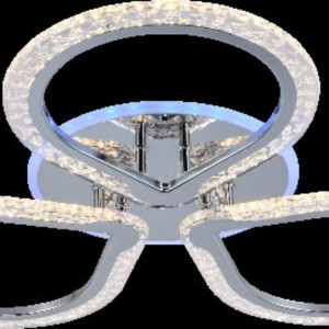 Люстра світлодіодна акрілова Sirius LI8422/3A CR (RGB) 71W+7W