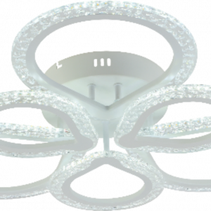 Люстра світлодіодна акрілова Sirius LI8422/3+3 WH (116W)