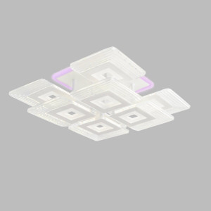 Люстра світлодіодна акрілова Sirius B YH393/8 (176W+16W)