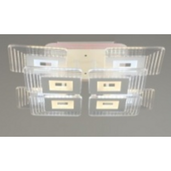 Люстра світлодіодна акрілова Sirius B YH393/8 (176W+16W)  фото № 2