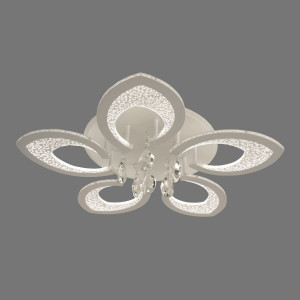 Люстра світлодіодна акрилова Sirius B YH372/5 100W+19W