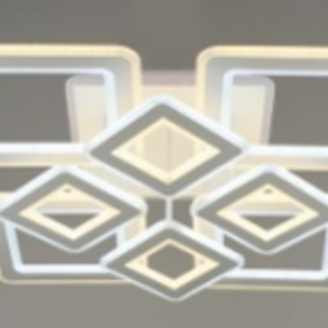 Люстра світлодіодна акрілова Sirius B YH376/4+4 368W+18W