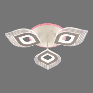 Люстра світлодіодна акрілова Sirius B YH392/3 (78W+12W)