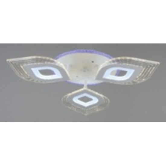 Люстра світлодіодна акрілова Sirius B YH392/3 (78W+12W)  фото № 2