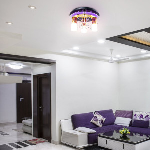 Люстра світлодіодна космос Sirius N 8054-3 (BK+GD)